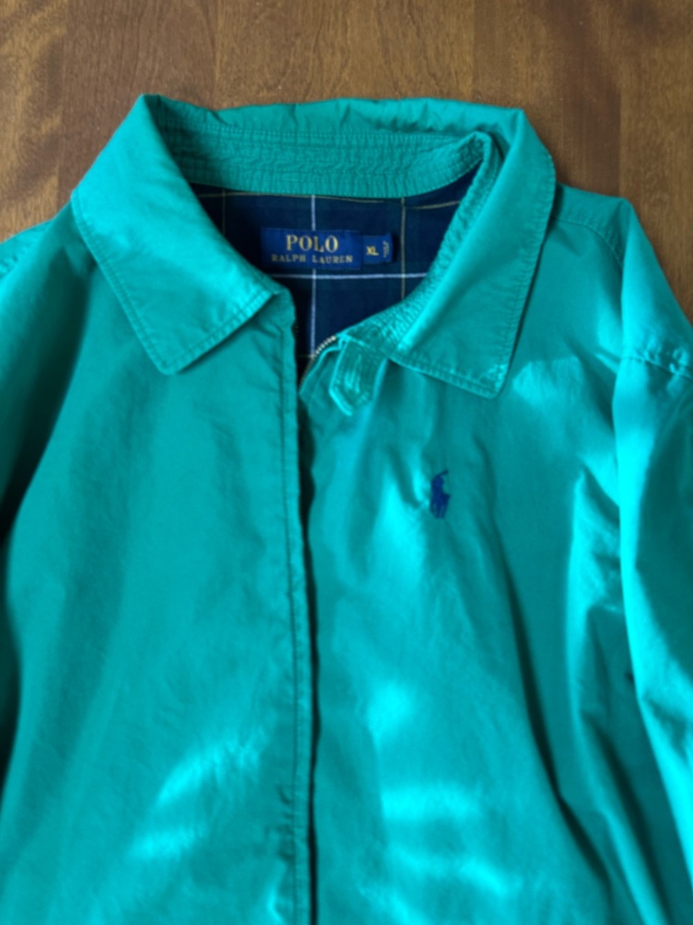 Mens Green Polo Ralph Lauren Bomber Jacket Size XL - Picture 3 of 11